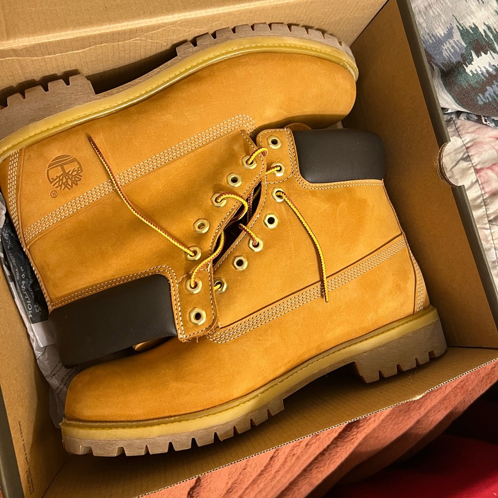 Butter Double sole timberland boots